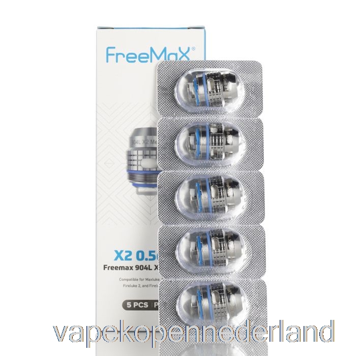 Elektronische Sigaret Vape Freemax Maxluke 904l X Vervangende Spoelen 0.5ohm 904l X2 Dubbele Mesh-spoelen